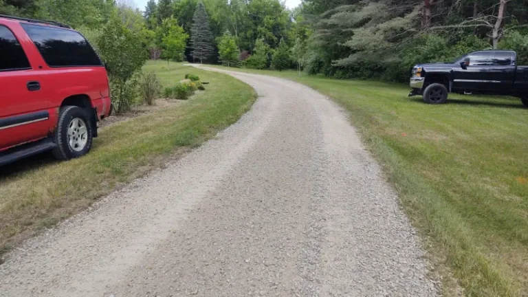 Driveway after refinishing